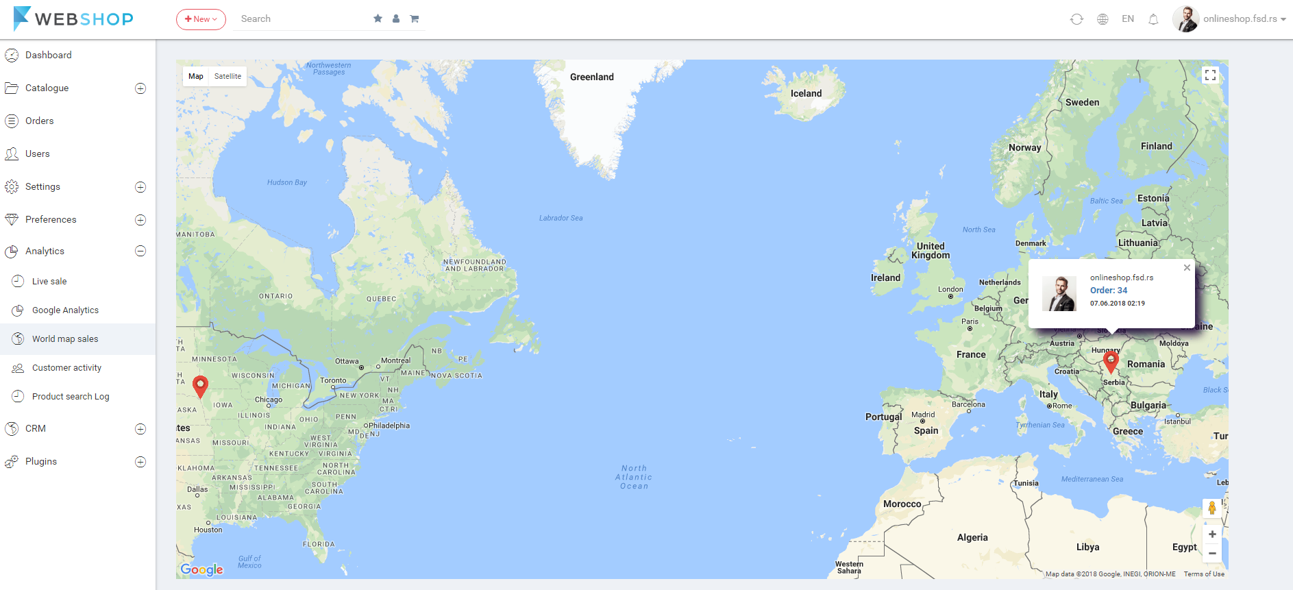 World map sales