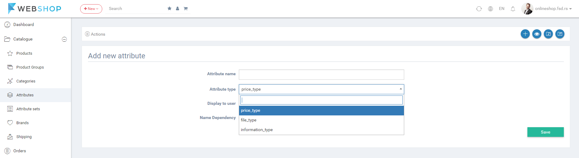 Add attributes
