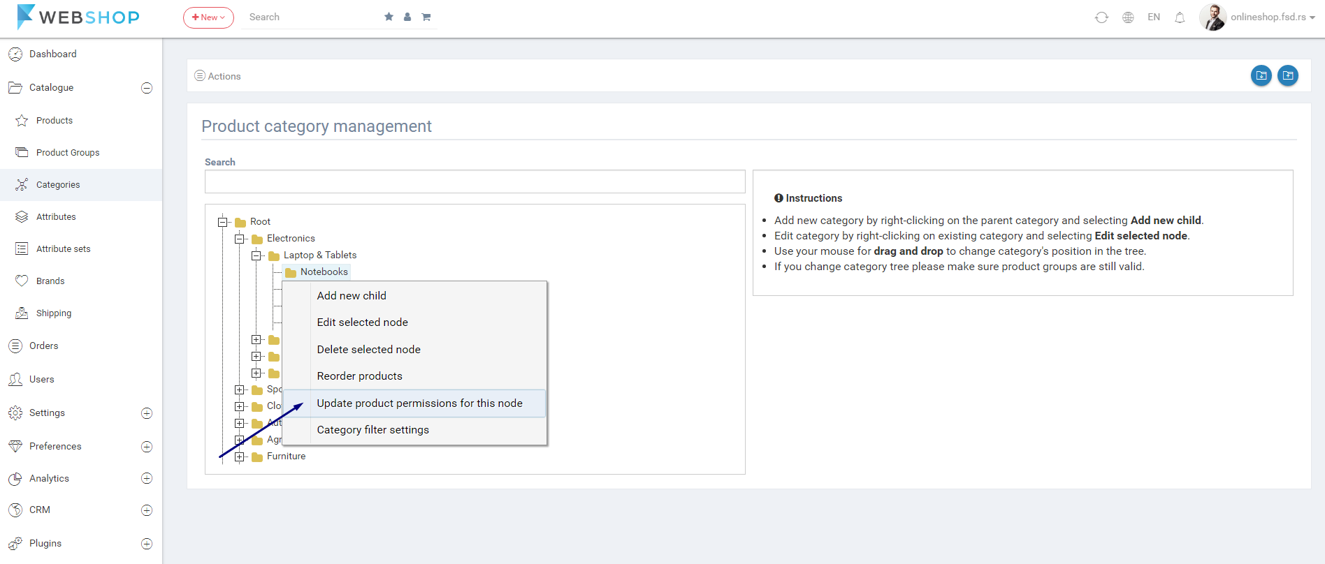 Update permissions