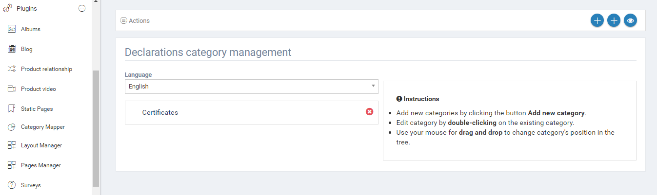 Document categories