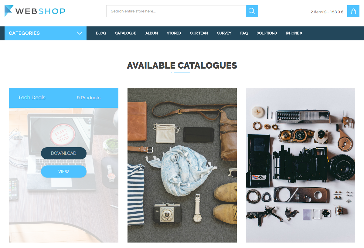 Hover Catalogue