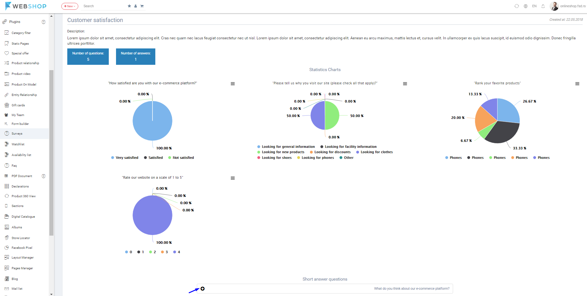 Survey ststs