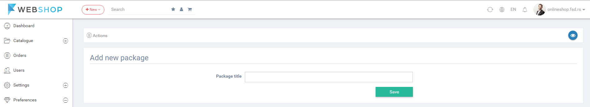 Add packages