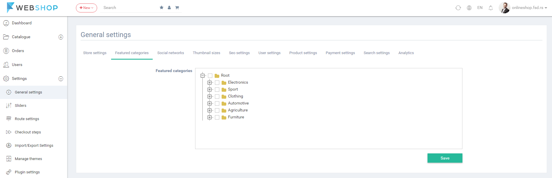 Featured categories