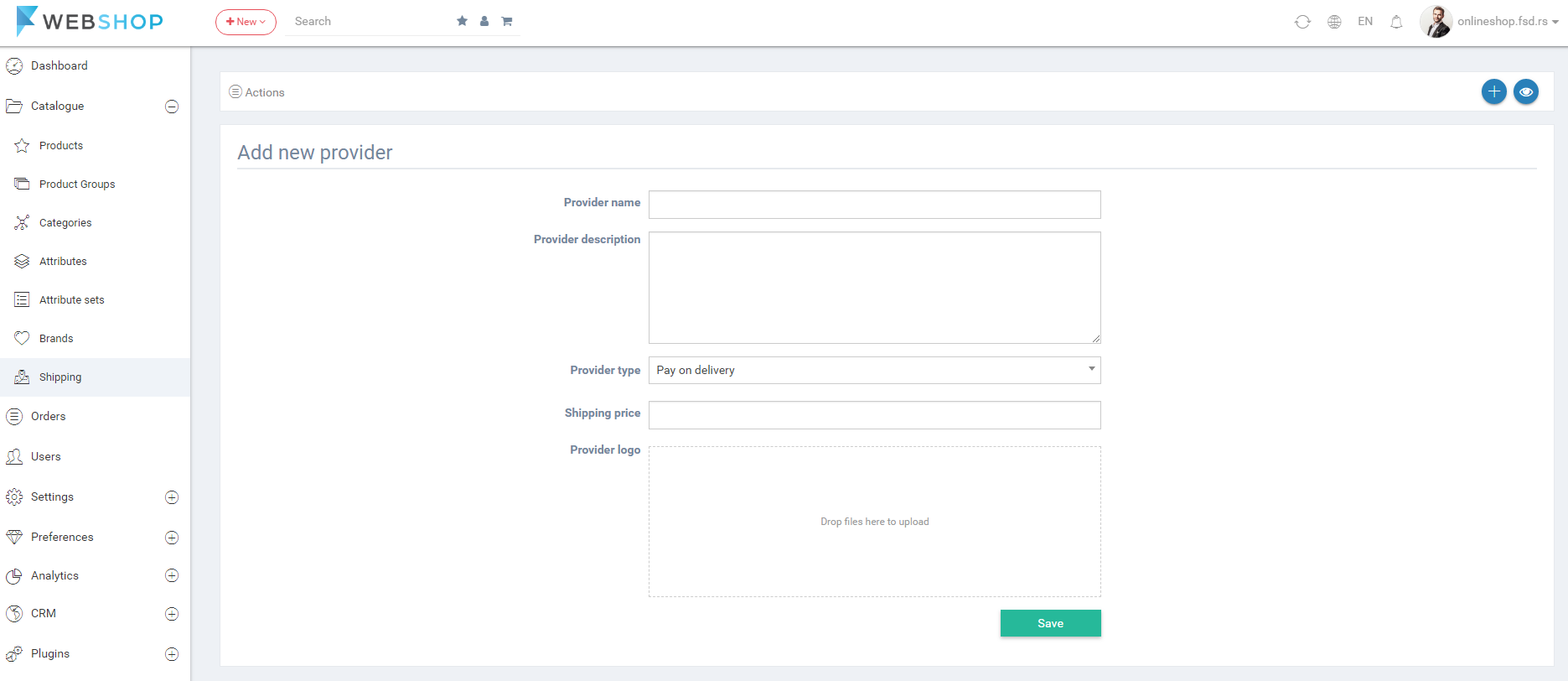 Add shipping